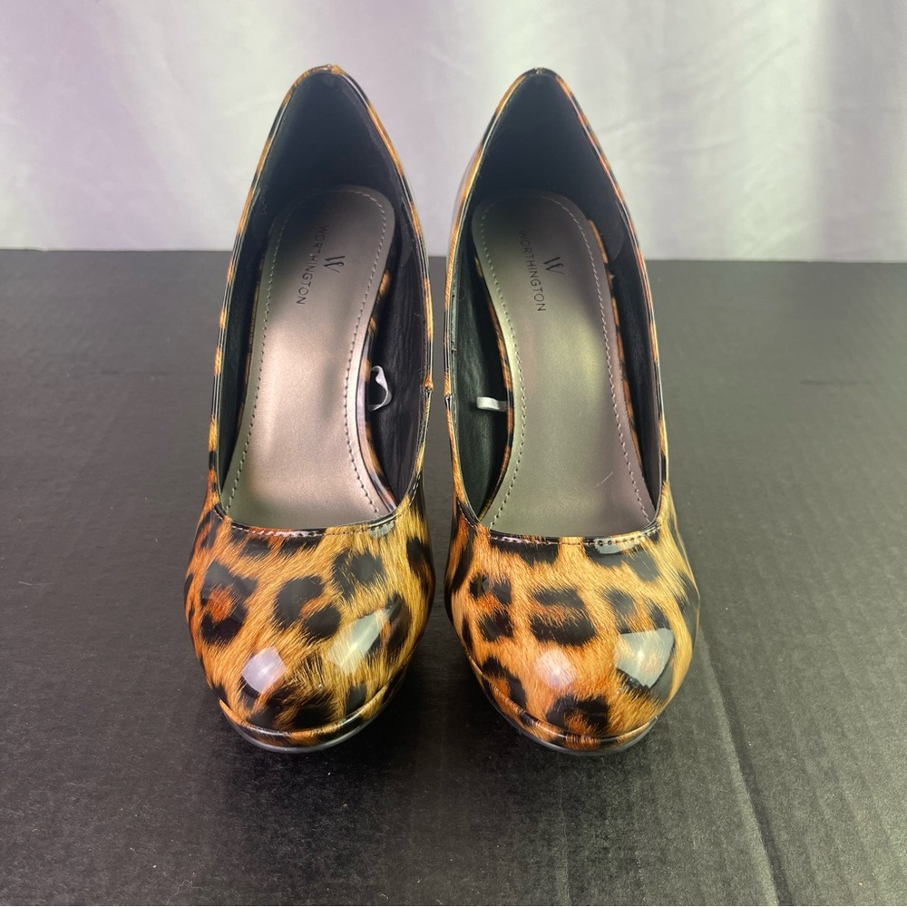 Worthington Leopard Print Heels